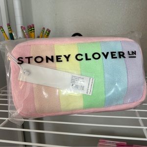Stoney Clover Lane Small Terry Rainbow Pouch